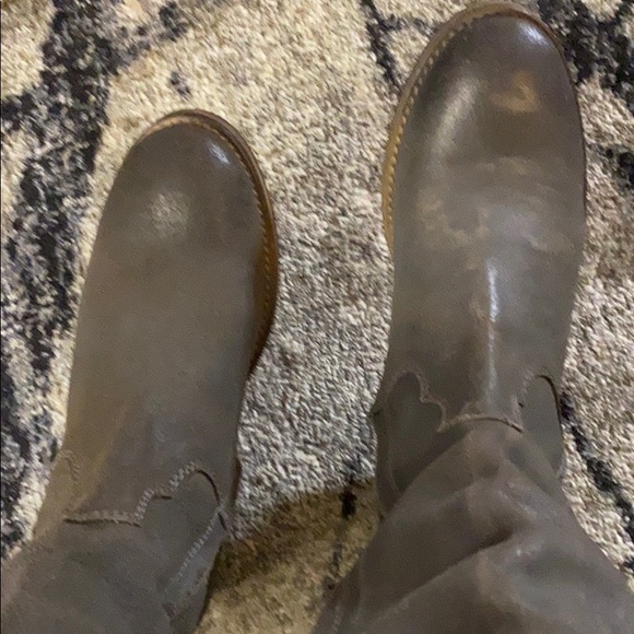 New BP Distressed Gray Below the Knee Boots - Picture 3 of 9